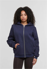 Ladies Fluffy Zip Hoody