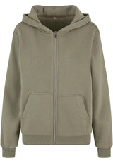 Ladies Fluffy Zip Hoody