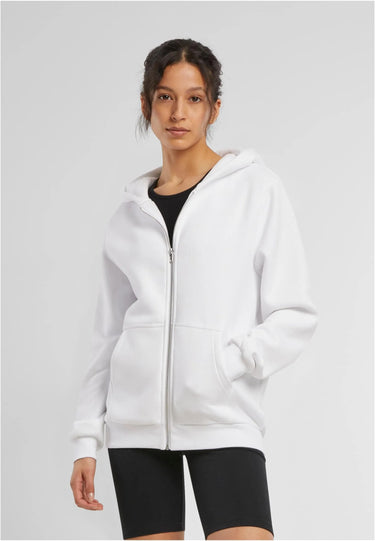 Ladies Fluffy Zip Hoody