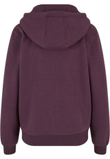 Ladies Fluffy Zip Hoody