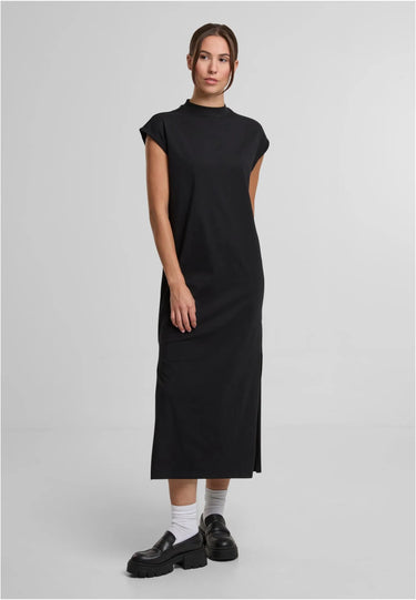 Ladies Long Extended Shoulder Dress