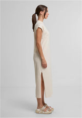 Ladies Long Extended Shoulder Dress