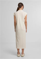 Ladies Long Extended Shoulder Dress