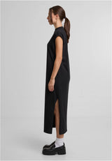 Ladies Long Extended Shoulder Dress