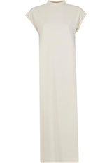Ladies Long Extended Shoulder Dress