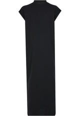 Ladies Long Extended Shoulder Dress