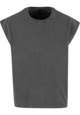 Vintage Cropped Heavy Sleeveless Tee