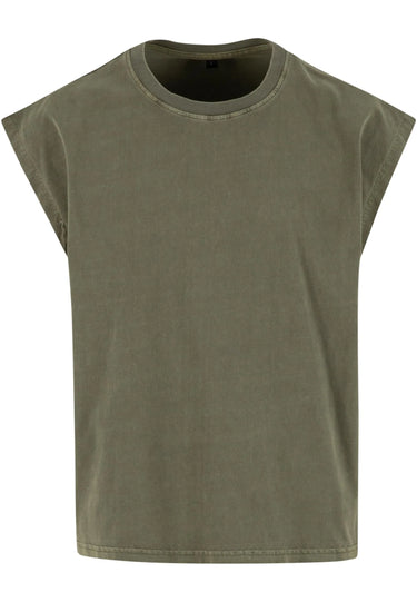 Vintage Cropped Heavy Sleeveless Tee