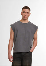 Vintage Cropped Heavy Sleeveless Tee