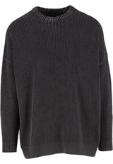 Acid Washed Knitted Oversized Sweater
