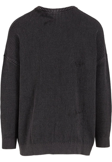 Acid Washed Knitted Oversized Sweater