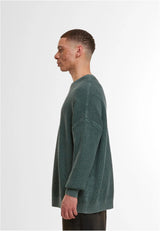Acid Washed Knitted Oversized Sweater