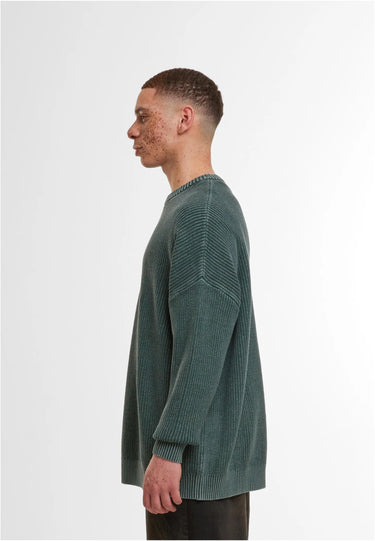 Acid Washed Knitted Oversized Sweater
