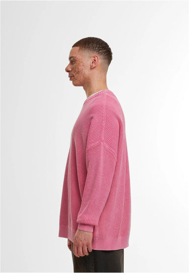 Acid Washed Knitted Oversized Sweater