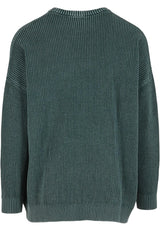 Acid Washed Knitted Oversized Sweater