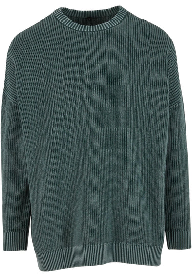 Acid Washed Knitted Oversized Sweater