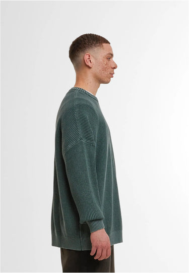 Acid Washed Knitted Oversized Sweater