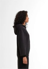 Ladies Loose Fit Zip Hoody