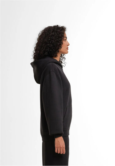 Ladies Loose Fit Zip Hoody