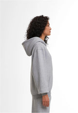 Ladies Loose Fit Zip Hoody