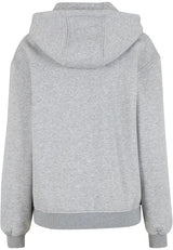 Ladies Loose Fit Zip Hoody