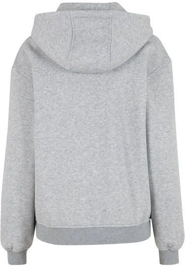 Ladies Loose Fit Zip Hoody