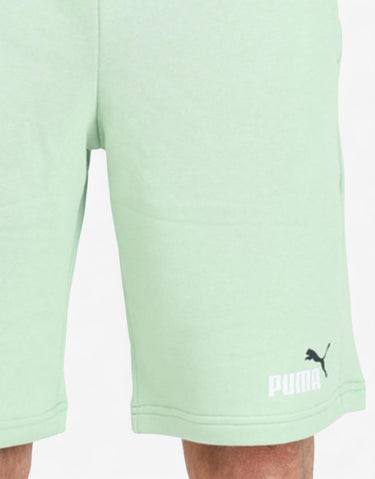 PUMA Essentials+ 2 Color Logo Shorts Green | MegaMall.bg