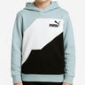 PUMA Power Colorblock Hoodie Turquoise/Black Тюркоаз 140 | MegaMall.bg