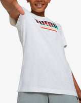 PUMA x Minecraft Graphic Tee White Бял 104 | MegaMall.bg